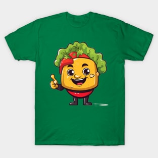 kawaii Taco T-Shirt cute potatofood funny T-Shirt